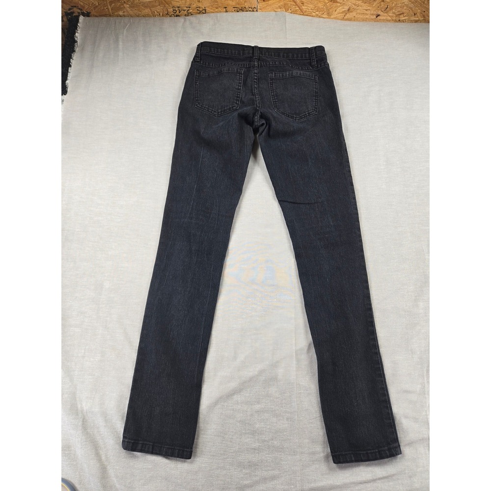 XXI Denim Forever 21 Womens Skinny Jeans Faded Black Low Rise Size 27x30 - Picture 7 of 9